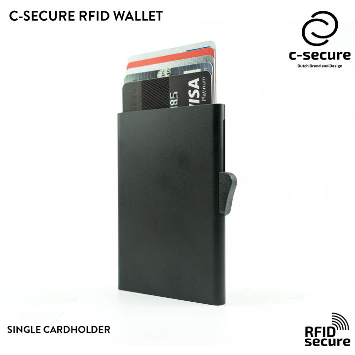 C-SECURE [พร้อมส่ง] เคสใส่บัตร กระเป๋าใส่บัตร กระเป๋าสตางค์ RFID ...