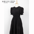 Đầm xoè dáng dài thiết kế đơn giản Moolys MD021. 
