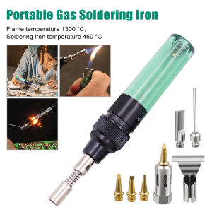 HOT sale[Free Ship] Portable Gas Soldering Iron Cordless Butane Gas Welding tool Welding Pen 1300℃ Adjustable Burner Mini Butane Welder Tip Tools