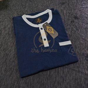 Baju Muslim Pria Lengan Pendek Kurta Desaign Modern Tampil Syari