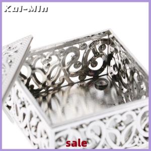 Kui-Min Plastic Treasure Trinket Box Square Candy Box Treasure Chest Wedding Favor Box