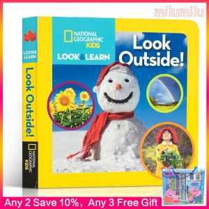 National Geographic Kids Look and Learn: Look Outside! (Look & Learn) Board book – Picture Book by National Geographic Kids Original English books