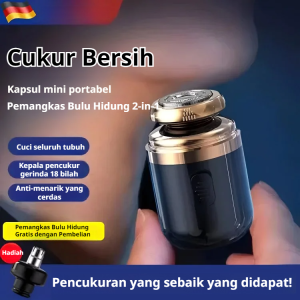 Pisau Cukur Kapsul Alat Cukur Elektrik Portabel Mini Pria Dapat Diisi Ulang Untuk Mobil Dapat Dicuci Dengan Air