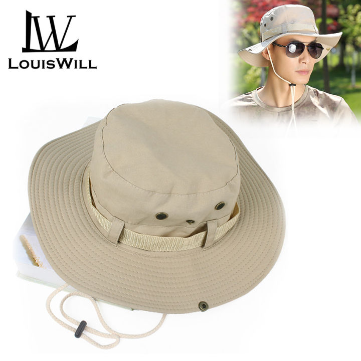 New Fashion Bucket Hat Fishing Hunting Brim Safari Summer Men Sun Hat  Fisherman Hat