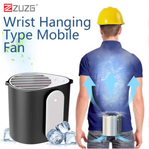 ZUZG Cooler กลางแจ้งแขวนคอกีฬาพัดลมยูเอสบีชาร์จไฟได้สวมใส่คลิปหนีบเอว Mini พัดลมสําหรับทํางานกลางแจ้งและท่องเที่ยว