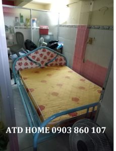 Giường sắt tròn giường đơn HCM BD hàng lắp ráp nhanh chóng các quân và bình dương đồng nai