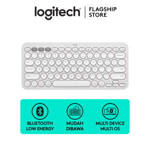 Logitech Pebble Keys 2 K380s Keyboard Wireless Bluetooth Multi Perangkat