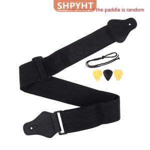 [COD] SHPYHT SPORTS Adjustable Electric Guitar Strap With 3 Guitar Picks Holders PU Leather Ends Acoustic Guitar Bass Strap Belt Accessories