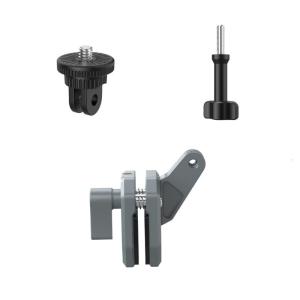 Aluminum Alloy Mount for Action Cameras with 360 Degree Rotation and Strong Windshield Grip