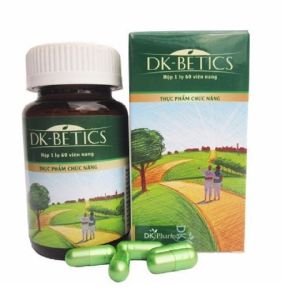 Viên uống Tiểu Đường Dây Thìa Canh DK BETICS - Hỗ trợ giảm đường huyết Hỗ trợ hạn chế nguy cơ biến chứng của người đái tháo đường - hộp 60 viên
