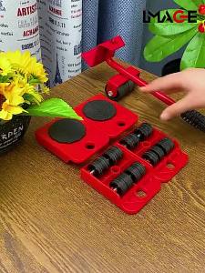 4/5pcs Heavy Furniture Mover Tool Transport Lifter Shifter Sofa Refrigerator Washing Machine Wheel Slider Roller Mover Device
