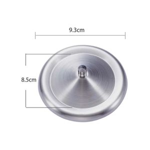 GAOSU 8.5/9.3/10.2cm Nắp cốc inox Chống bụi Chống rò rỉ Nắp cốc uống nước Phụ kiện đồ uống nhà bếp Bền Nắp cốc thủy tinh đồ uống nước Trà