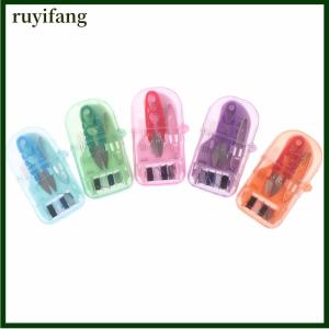 ruyifang ชุดจักรเย็บผ้าแบบพกพาขนาดเล็กพกพาสำหรับเดินทางในบ้านกล่องอุปกรณ์เย็บผ้าเข็ม