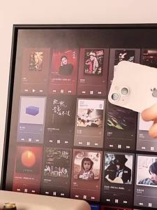 Music playback photo frame NFC Chip Sticker Frame Celebrity Song Popular Album Cover Custom Photo Frame