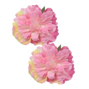 Pack of 2 Artificial Flower Curtain Clips Modern Decorative Tiebacks Clasps Buckles Window Drape Holders Clamp Decors
