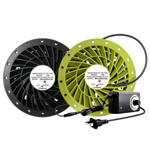 Exhaust Fan 12V Wall Mounted Exhaust Fan 6500RPM 12V 1.8A Low Noise Extractor for Kitchen Bathroom Garage Grow Room