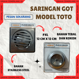 SARINGAN GOT / FLOOR DRAIN MODEL TOTO / BAGUS / PREMIUM