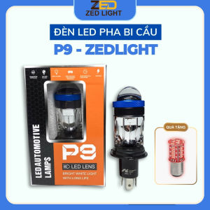 Đèn Pha LED Bi Cầu Mini P9 ZED LIGHT - 50W Trợ Pha Laser Chuyên Lắp Oto Xe Máy - Bảo Hành 24 Tháng