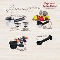 20 Bar Giselle Espresso Automatic Retro Series Coffee Machine, Coffee Maker with Milk Frothing (950W) KEA0339LB. 