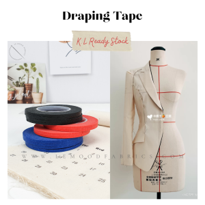 2 rolls per pack Mannequin Masking Tape Self Adhesive Marking Pattern Dress Form s Draping Tape