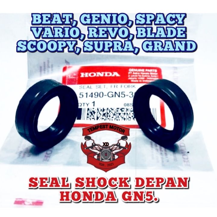 SEAL SHOCK BEAT SEAL SEL DEPAN VARIO ORIGINAL HONDA AHM SEAL SKOK SUPRA SET AS SHOCK DEPAN