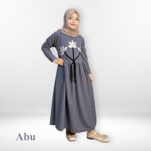 CF Kids Gamis Anak Perempuan Knit Susun Vahira