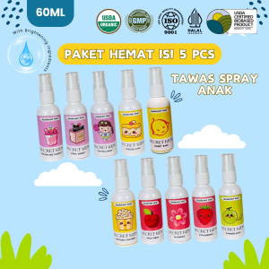 (dapat 5) Natural Deo Spray Anak Deodorant Tawas Membantu Mengurangi Bau Badan