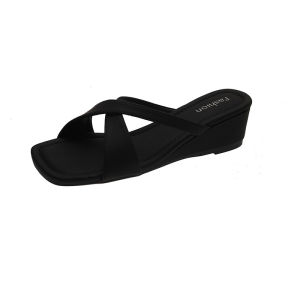 [Free Shipping] High Heels 2026 Summer New Style Light Luxury Elegant Pink Open-Toe Wedge Sandals With Skirt