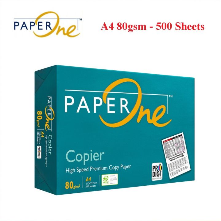 A4 80gsm Paper One Copier Paper 500 Sheets | Lazada