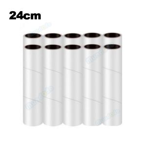 🚚 SG Seller🚚 Long and short dual-purpose hair sticking device with detachable long rod felt roller Lint Roller Cleaner Larger Pet Hair Remover Roller for Sofa Carpet Dust Roller Sticky Tearable Brush Cleaning(A roll of 60 SHEETS )