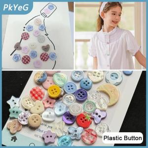 PkYeG 10 cái ngẫu nhiên DIY scrapbooking dễ thương may nút quần áo phụ kiện