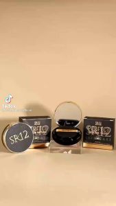 Bedak Cair PERFECT CUSHION SR12 Base Make Up Menutup Noda Pada Wajah Merawat Kulit Tetap Sehat dan Cerah