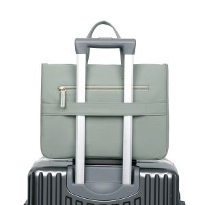 PUDE 15.6/16 Inch Laptop Shoulder Bag 13.3/14 Inch Lightweight Protective Sleeve Premium Large Capacity Carrying Handbag for MacBook Air Pro Casual