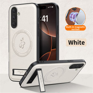Magnetic PU Leather Case for Samsung Galaxy A57 A56 A55 A54 A37 A36 A35 A34 A26 A25 A17 A16 A15 A07 A06 4G 5G Magsafe Wireless Charging Protective Cover Casing
