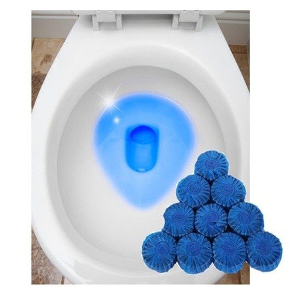 1pc Automatic Bleach Toilet Bowl Cleaner Stain Remover Table Flush