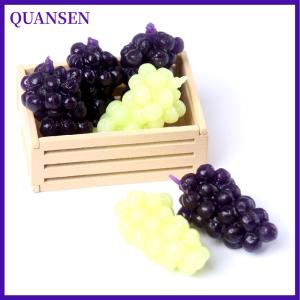 QUANSEN บ้านตุ๊กตา1:12ตะกร้าผลไม้ขนาดเล็กกล่องเก็บกรอบไม้ผลไม้กรอบตะกร้าของเล่นอุปกรณ์ตกแต่งฉากขนาดเล็ก