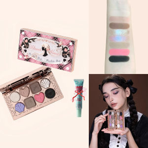 Flower Knows Chocolate Wonder-Shop 8-Color Eyeshadow Palette Matte Shimmer Waterproof Highly Pigmented Long Lasting Makeup2026