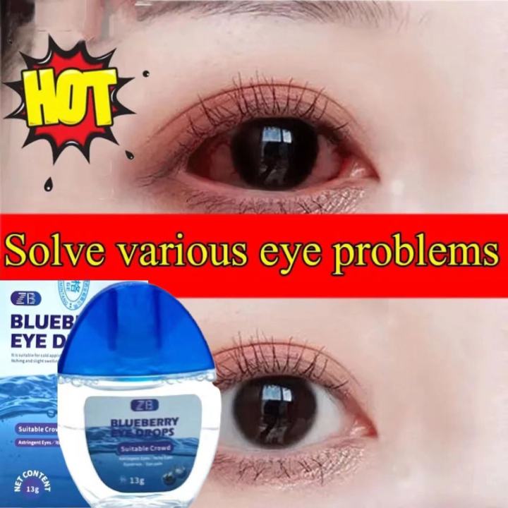 Original Blueberries Eye Drops for Clear Vision Dry Eyes Congestion