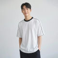 B&R ฤดูร้อนสินค้าใหม่ เสื้อยืดคอกลม T-shirts สีต่อ ความรู้สึกของการออกแบบ เย็นระบายอากาศ นุ่มสบาย. 