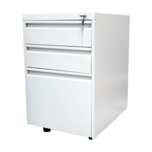 Jersey Mobile Drawer 3 Drawers Office Home Filing Cabinets Organizers MD-3D (BEIGE BLACK GRAY)