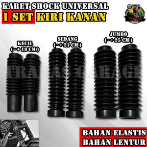 KARET SHOK SHOCK USD PELINDUNG DEPAN COVER MATIK MATIC BEBEK TRAIL CROS UNIVERSAL KECIL SEDANG JUMBO