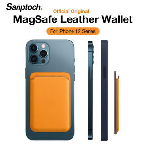 Sanptoch Leather Wallet With MagSafe For iPhone 17 16 15 14 13 12 Pro Max Plus Magnetic Card Bag Holder Case
