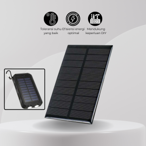 Solar Panel Surya Mini Untuk Smartphone & Powerbank 5V 1.1W 220MA