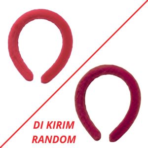 Bando Busa Bulu Wanita Korea Bando Nagita Gigi Colourfull Bando Bulu Lembut Lucu Korean Style Viral avvet