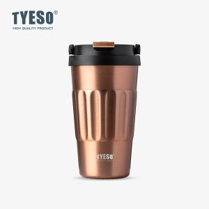 Tyeso Thermal Flask Tumbler Coffee Cup Vacuum Insulated Stainless Steel 400ml 500ml TS-8803/TS-8804