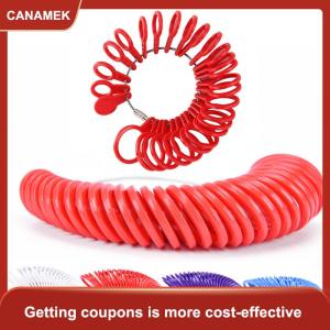【CANAMEK 】 Measure Finger Sizer Ring Gauge All UK Sizes A-Z US Sizes 0-13 Plastic Stamped