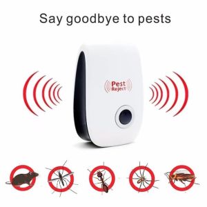Alat Pengusir dan Pembasmi Serangga Nyamuk Tikus Lalat Kecoak Pest Reject Repeller Ultra Ultrasonik Anti Hama Ultrasonic Pest Paling Ampuh