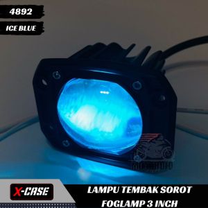 Lampu Tembak Sorot LED 3 INCH Cut Off HILO 2 warna 30Watt BUMPER FOGLAMPFull Aluminium