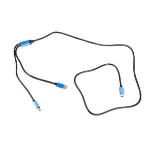 Double Type C Splitter Cable USB C To Type C Extension For Charging Two Devices Simultaneously With One Data Port