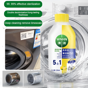 Strong Descaling Washing Machine Cleaning Agent Washing Machine Deep Cleaning Liquid Lemon Citrus Burst Remove 99.9% Of Germs